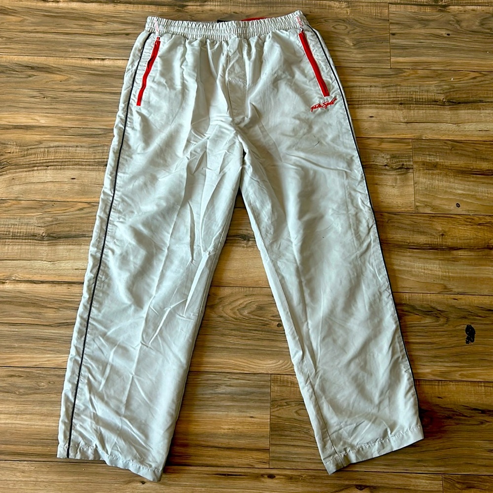 Fubusport joggers, size XL, cream color